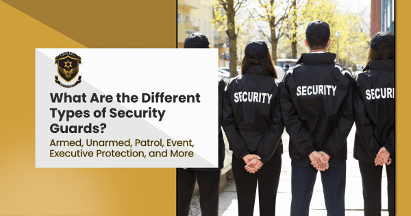 Group of security guards standing together